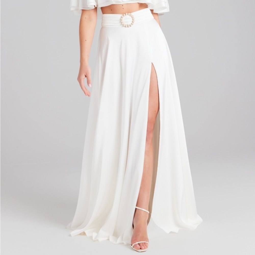 Nadine Merabi SMALL Josephine white skirt